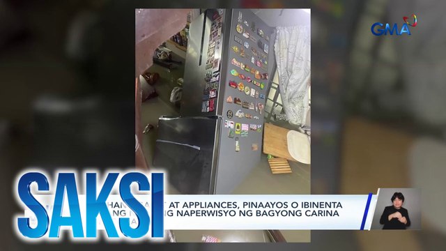 Binahang gamit at appliances, pinaayos o ibinenta na lang ng ilang naperwisyo ng Bagyong Carina at Habagat | Saksi