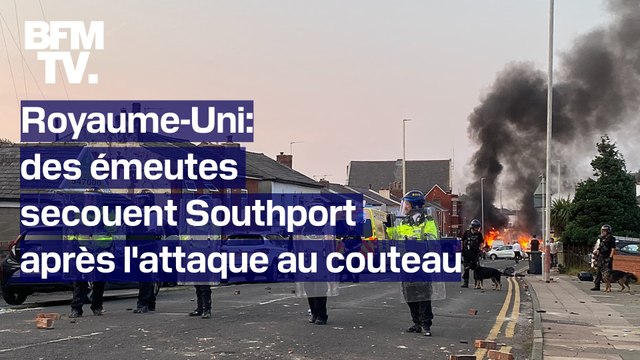 Royaume-Uni: des émeutes secouent Southport après l'attaque au couteau