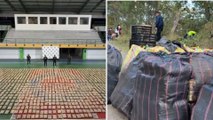 Autoridades encontraron más de una tonelada de marihuana en camión que se volcó en vía a Ipiales