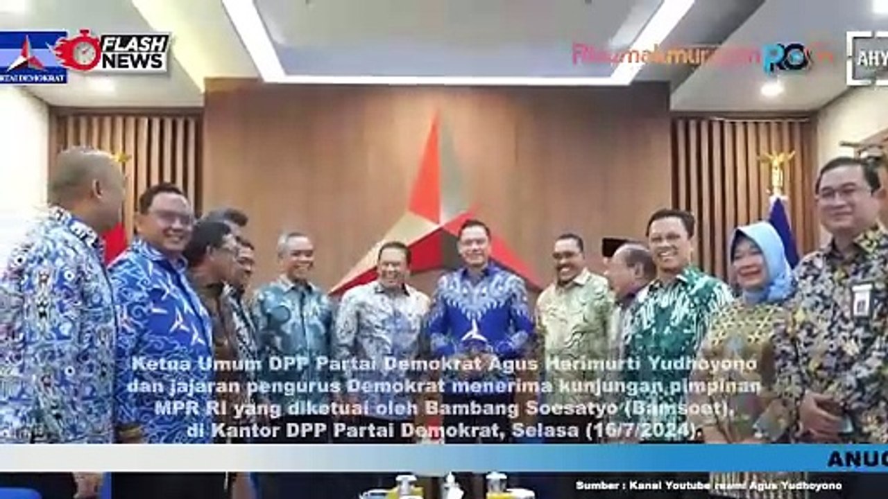 Partai Demokrat Terima Kunjungan Para Pimpinan...