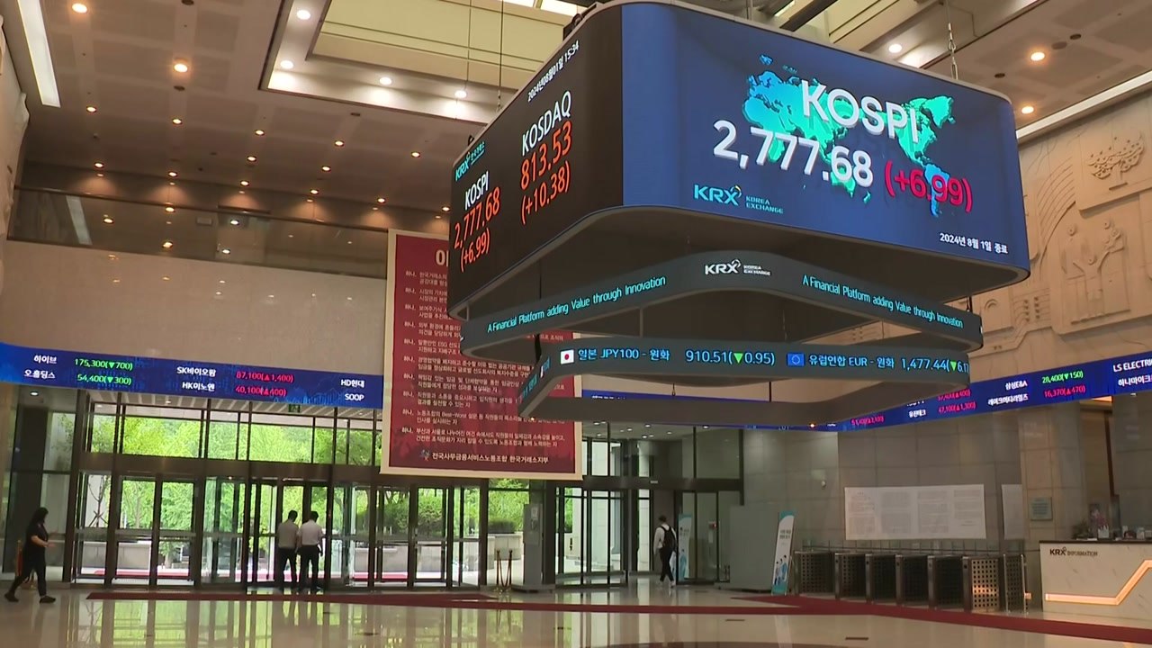 美 9월 금리 인하 시사에...환율 10원 넘게 내려 / YTN
