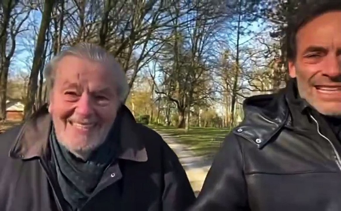 Pour la première fois depuis les affaires d'héritages et les questions sur sa santé, Alain Delon prend la parole dans une vidéo sur les réseaux sociaux - Regardez
