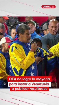 La Organización de los Estados Americanos rechaza la resolución que exigía a Venezuela revelar actas de votación ¿Qué pasó? ¿Por qué Luis Almagro pedirá el arresto de Nicolás Maduro?