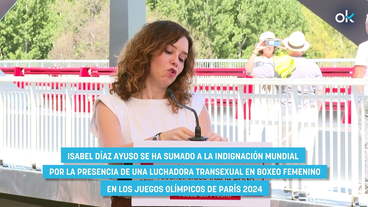 Ayuso se indigna por el combate entre una mujer y un trans: "La abolición de la mujer es perversa"