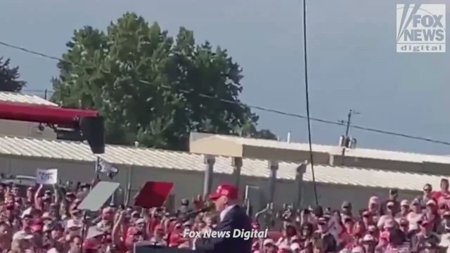 Shocking footage unveiled: would-be assassin seen defiantly moving during Donald Trump's speech