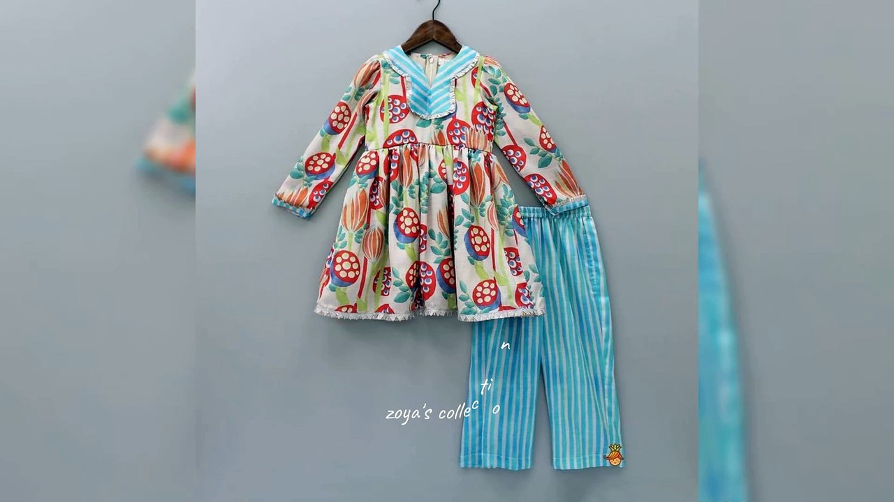 Baby girl lawn cotton dresses designs for 1 to 5 years || Homemade summer dresses ideas for baby girl