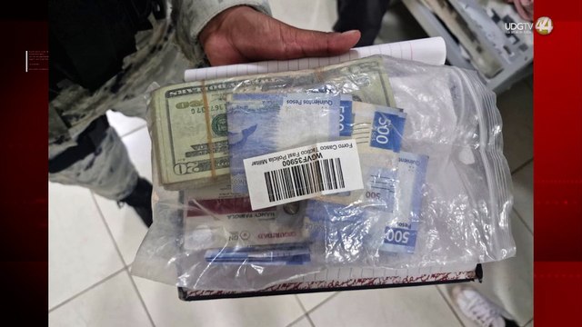 Guardias nacionales guardaban más de 55 mil dólares; 5 estás detenidos