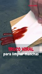 ¡Ya no más embarradera en la mesa!  Con este truco vas a limpiar derrames y manchas fácilmente