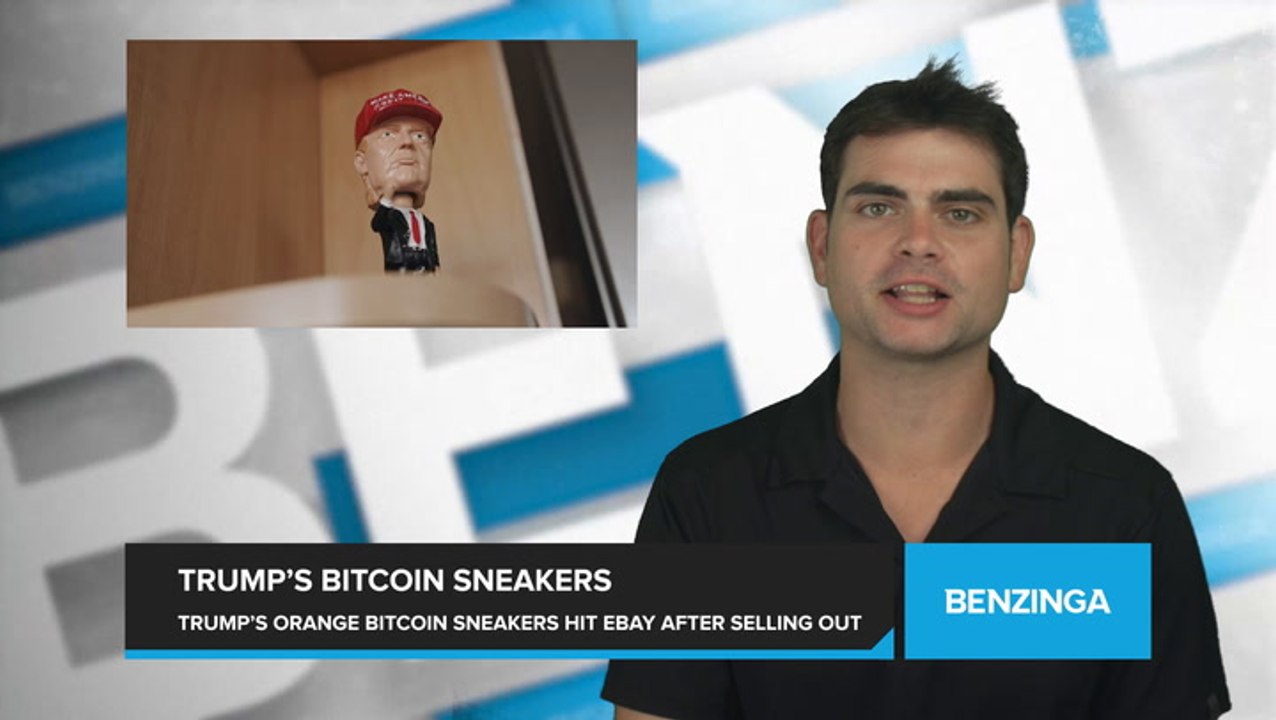 Trump's Limited Edition Orange Bitcoin Sneakers Listed on eBay Within 24 Hours of Selling Out