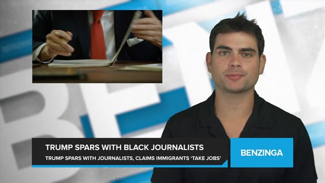 Tensions Flare as Trump Spars with Black Journalists, Claims Immigrants Are 'Taking Black Jobs'