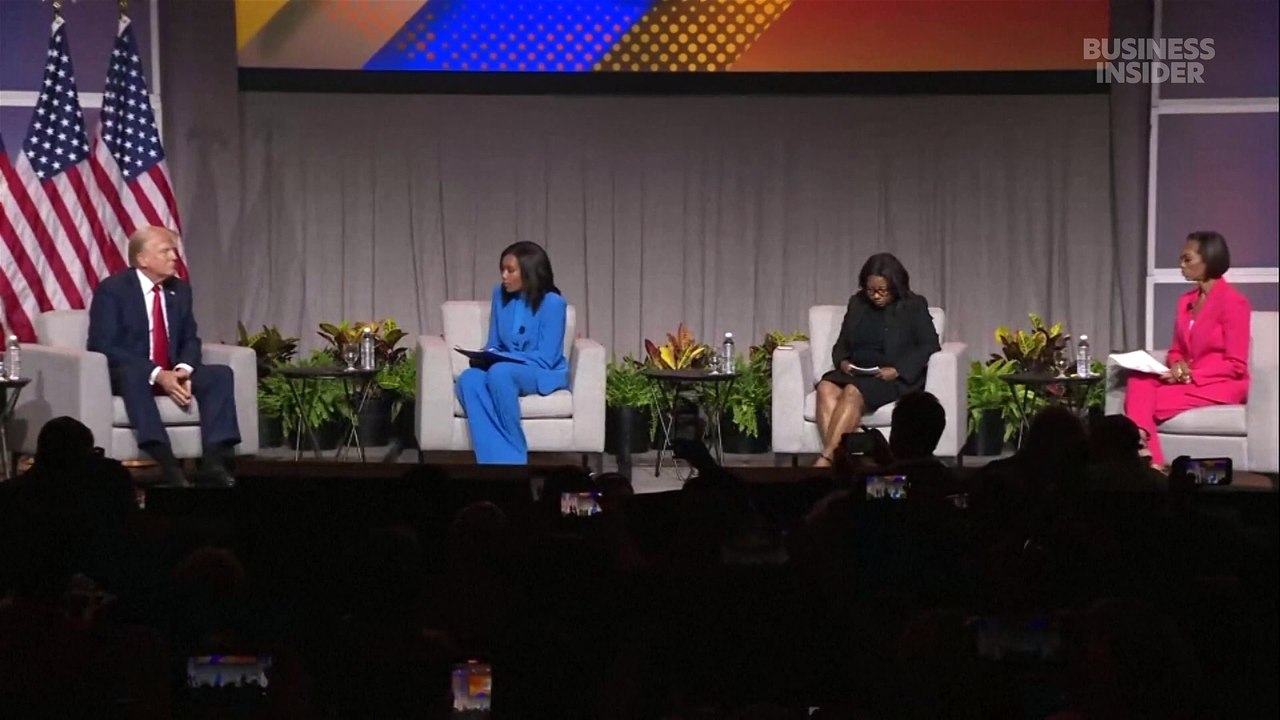 Trump says Harris "happened to turn Black" in attack on her race