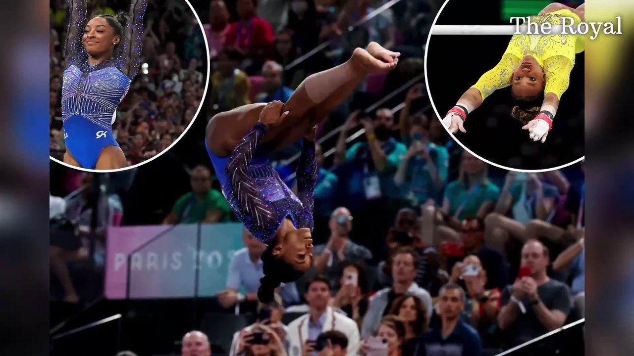 Simone Biles Wins Gold In All Around Gymnastics at Paris Olympics | Simone Biles Olympics 2024