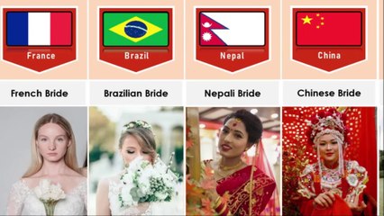 Beautiful Brides From Different Countries