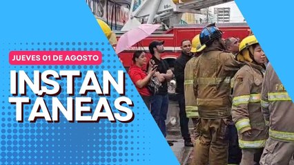 Se incendia la Plaza El Sombrero, en la calle El Sol de Santiago