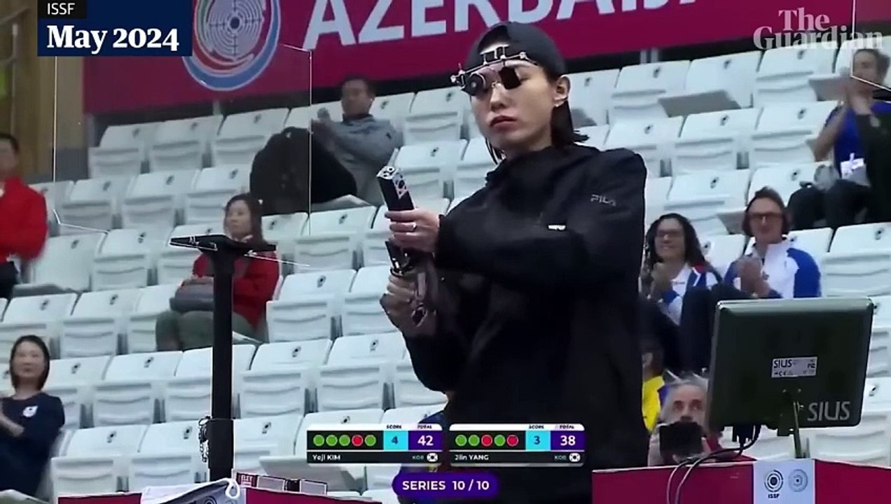 'Main character energy': Kim Yeji, the pistol shooter taking over the internet