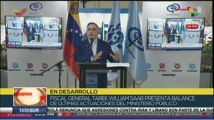 Fiscalía venezolana revela pruebas sobre actos vandálicos de la derecha