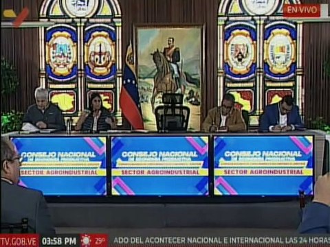 Vpdta. Delcy Rodríguez preside el Consejo Nacional de Economía Productiva Sector Agroindustrial