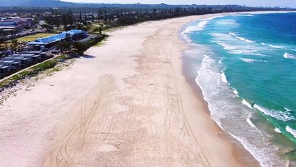Drone Footage of Beach in HD Quality