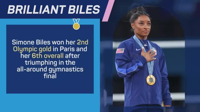 Medal Alert - Simone Biles wins second gold in Paris