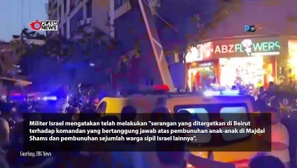 SERANG BEIRUT, ISRAEL TARGETKAN KOMANDAN HIZBULLAH