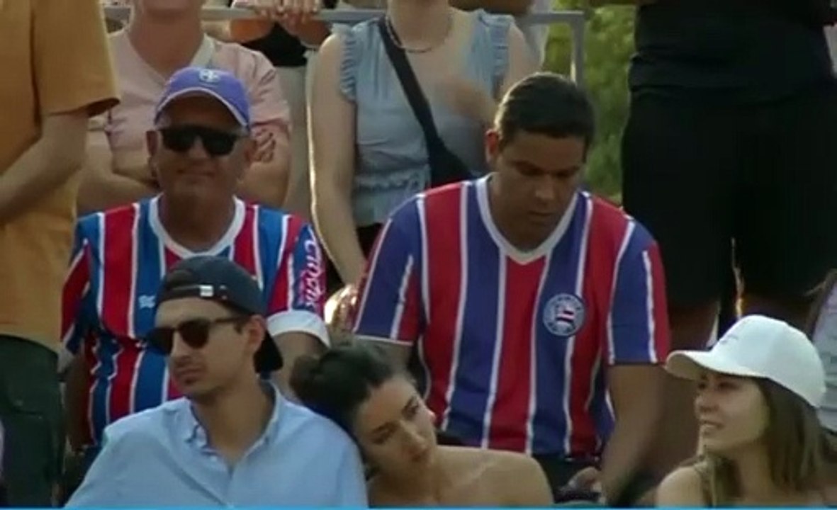 Olimpíadas Paris: Torcedores aparecem com camisas do Bahia durante partida de tênis; veja vídeo