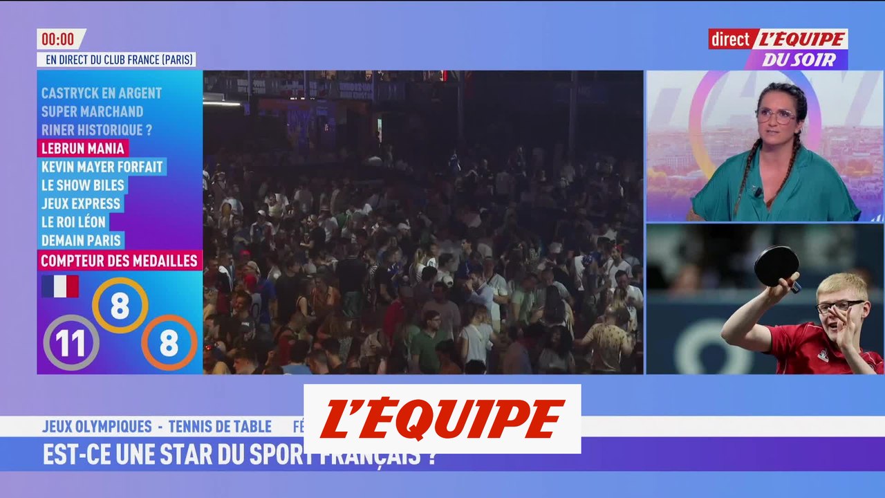 Félix Lebrun est-il déjà une star du sport francais ? - Tennis de table - JO 2024