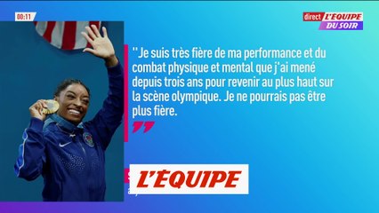 Biles : « Je n'ai jamais été aussi stressée» - Gymnastique - JO 2024