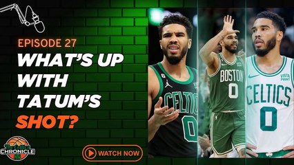 What's wrong with Jayson Tatum's shot?