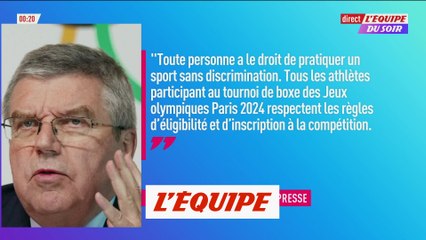 Le CIO défend la boxeuse Imane Khelif, victime de cyberharcèlement  - Boxe - JO 2024
