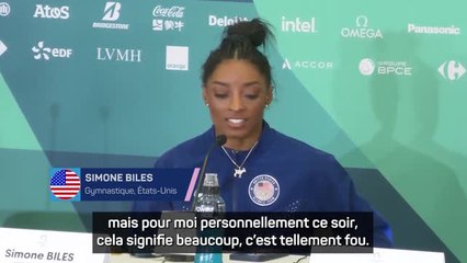 Paris 2024 - Biles : “Je suis très fière de la lutte que j’ai menée ces trois dernières années”