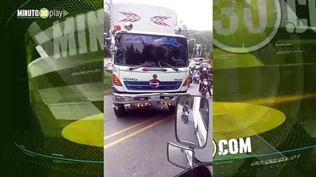 Motociclista perdió la vida en trágico accidente en vía La Mansa - Primavera en Caldas