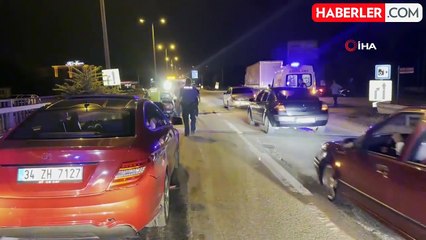 6 aracın karıştığı zincirleme kazada 4 kişi yaralandı