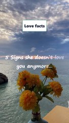 5 Signs she doesn`t love you anymore... | Love facts #shorts #viralvideos