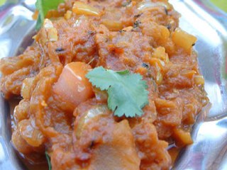 Began ka bharta caviar d'aubergines indien