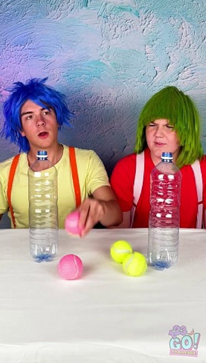 Balls in Bottle Magic Trick 