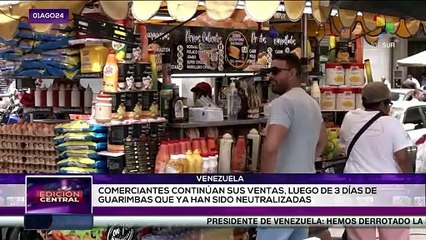 Venezolanos en paz tras acciones violentas de la extrema derecha
