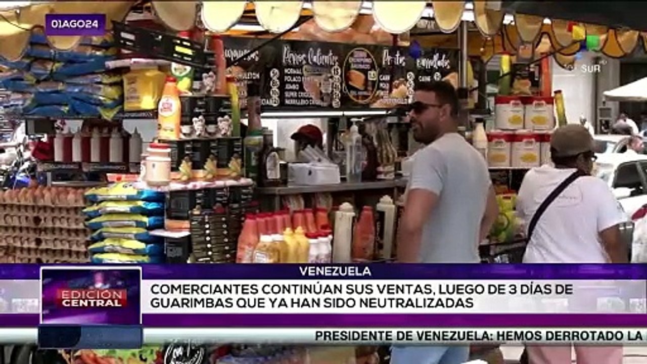 Venezolanos en paz tras acciones violentas de la extrema derecha