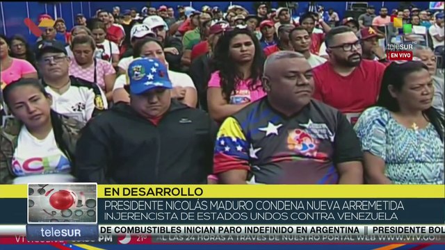 Presidente Nicolás Maduro denunció campaña mediática de odio hacia Venezuela