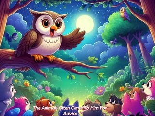 The wise owl warning| moral story| A tale of forest