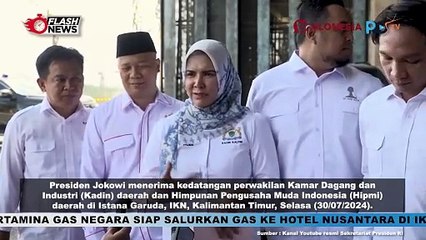 Ketpres Kadin dan Hipmi Kaltim Kadin Kaltim Minta Jokowi Libatkan Pengusaha Daerah Urus Pangan di IKN