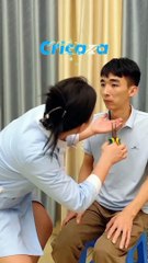 Try not to laugh, good way to open your mouth