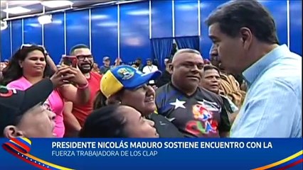 Jefe de Estado sostiene encuentro con la fuerza trabajadora de los Clap