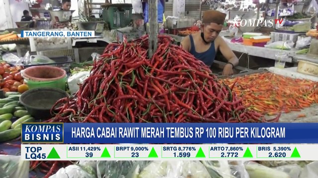 Naik 100 Persen, Harga Cabai Rawit Merah Tembus Rp 100 Ribu Per Kilogram!