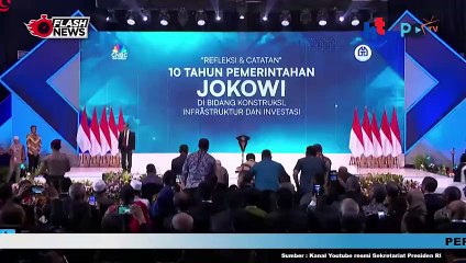 Presiden Jokowi Hadiri Acara Refleksi 10 Tahun Pemerintahan