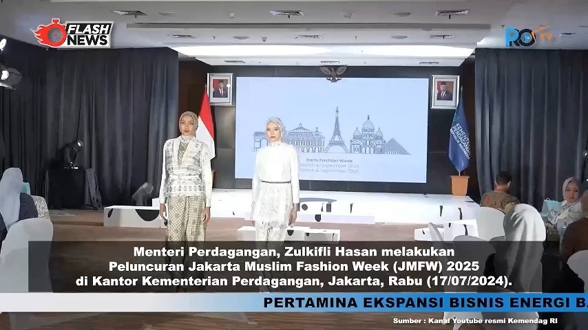 Mendag Zulkifli Hasan Resmikan Jakarta Muslim Fashion