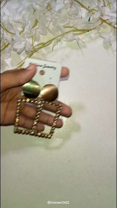 DIY Kundan Stones Earrings | Handmade Earrings | DIY Earrings