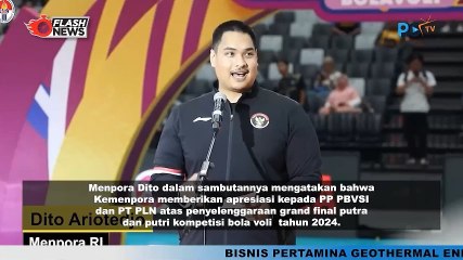 Menpora Dito Tutup Kompetisi Bola Voli PLN Mobile Proliga
