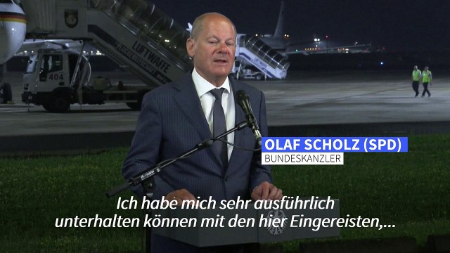 Scholz zu Gefangenenaustausch: Viele haben um ihr Leben gefürchtet