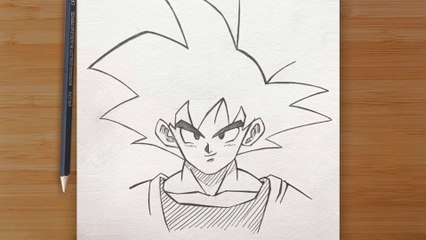 How to Draw Goku Step by Step! ✏️
