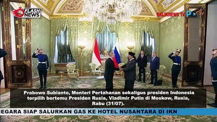 Temui Vladimir Putin, Prabowo Sampaikan Bahasan Kerjasama Antar Dua Negara di Berbagai Bidang